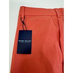 NWT Peter Millar‎ Crown Crafted Surge Performance Shorts SLILY Orange Sz 38 $125